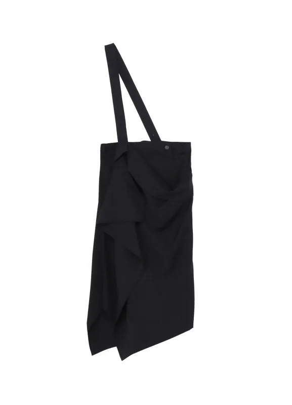 GABARDINE 2WAY SUSPENDER SKIRT sold by Yohji Yamamoto