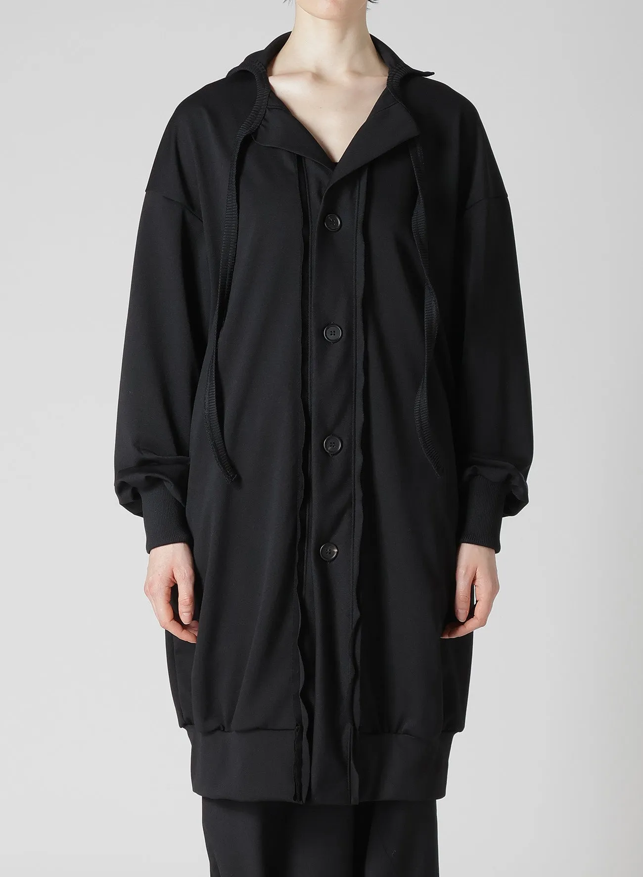 Pe JERSEY TWILL BUTTON D CARDIGAN sold by Yohji Yamamoto product image thumbnail 2