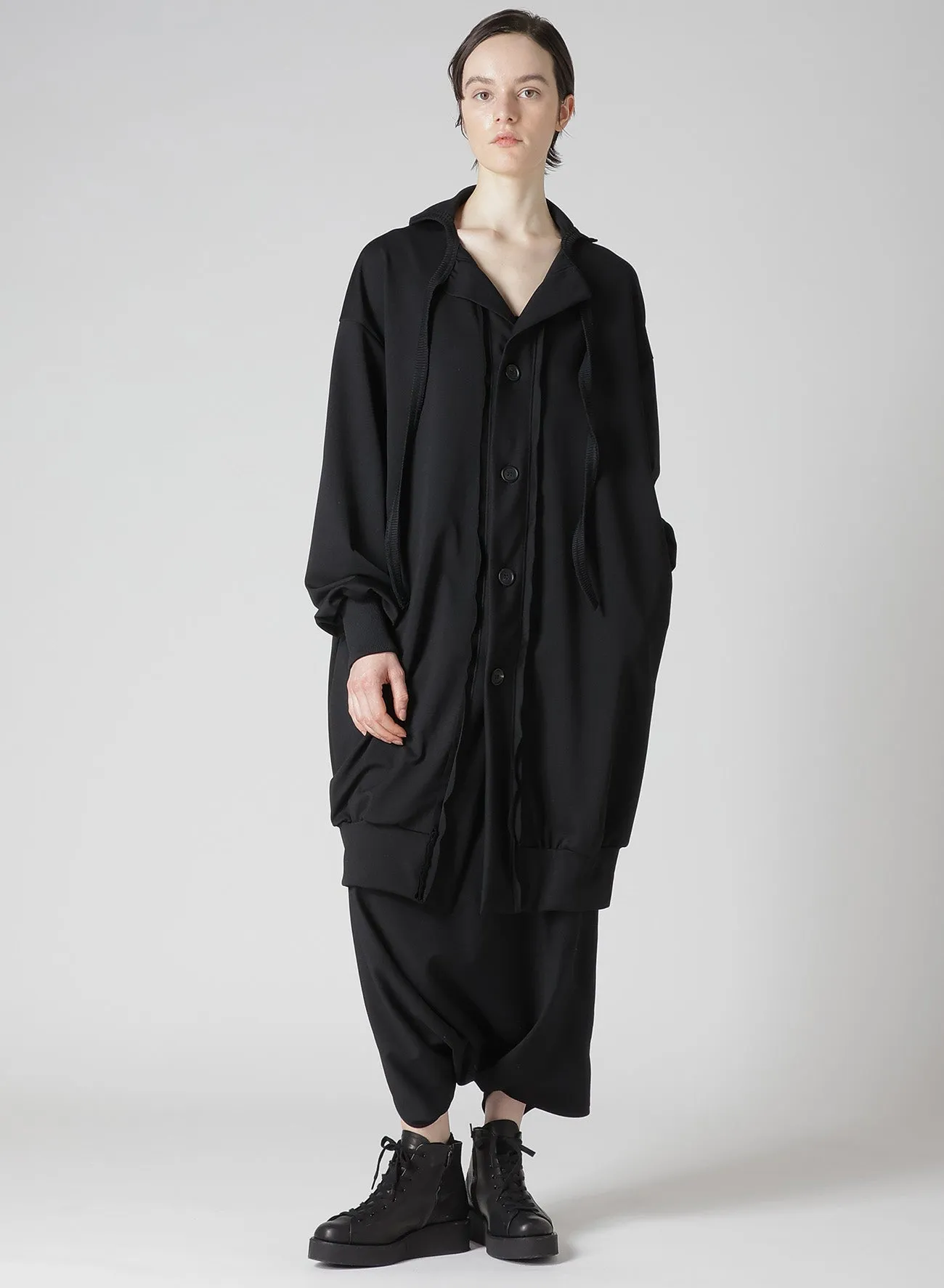 Pe JERSEY TWILL BUTTON D CARDIGAN sold by Yohji Yamamoto product image thumbnail 3