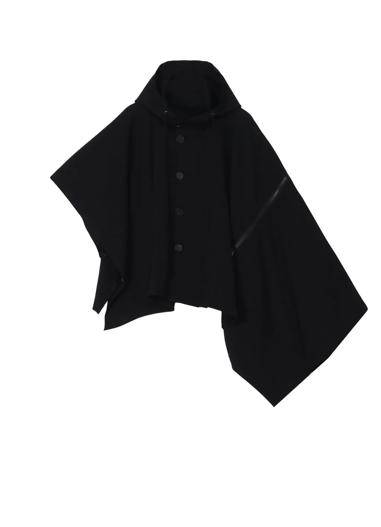 GABARDINE HOODED CAPE COAT sold by Yohji Yamamoto