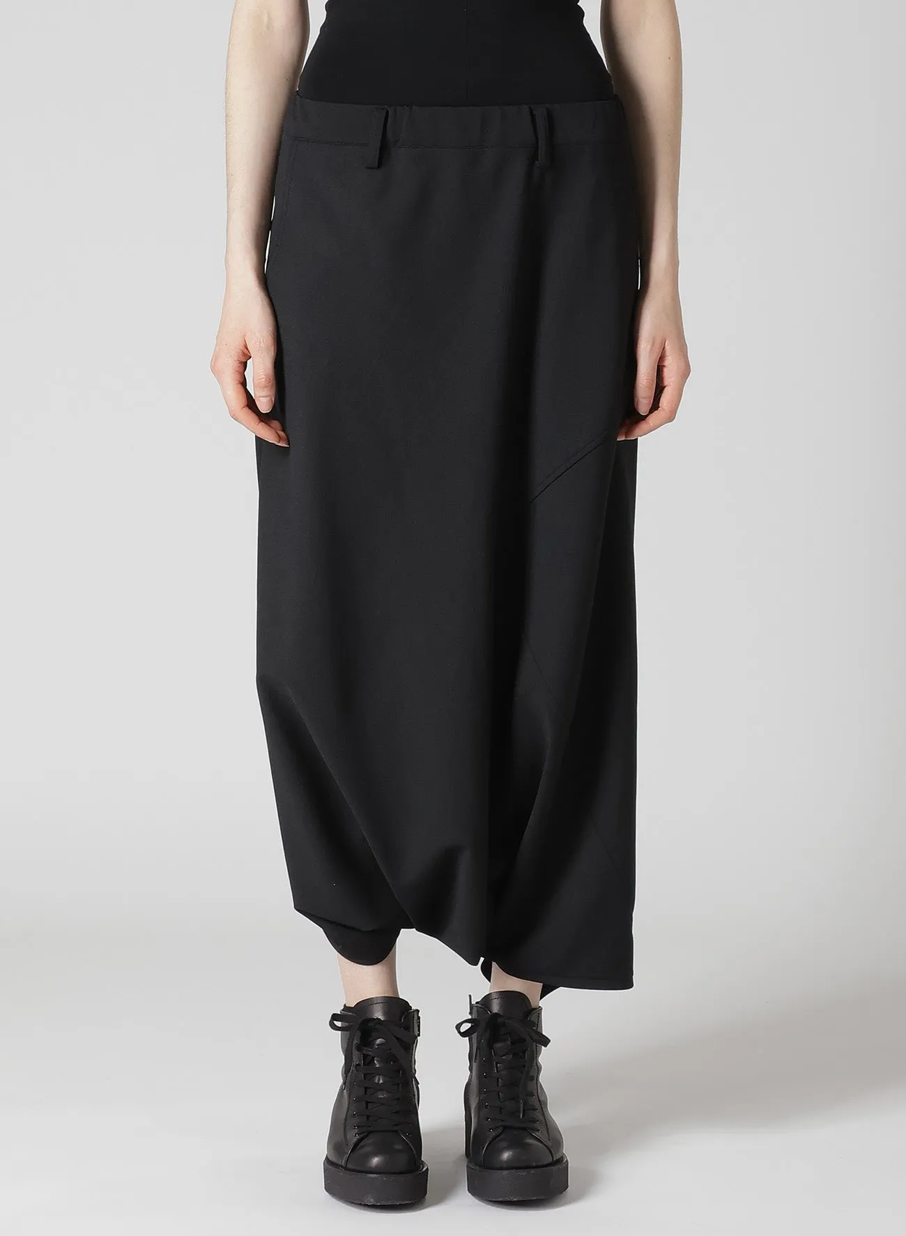 Pe JERSEY TWILL PANELED SALOUEL PANTS sold by Yohji Yamamoto product image thumbnail 2
