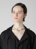 PEARL/BRASS B PEARL PIN CHOKER sold by Yohji Yamamoto