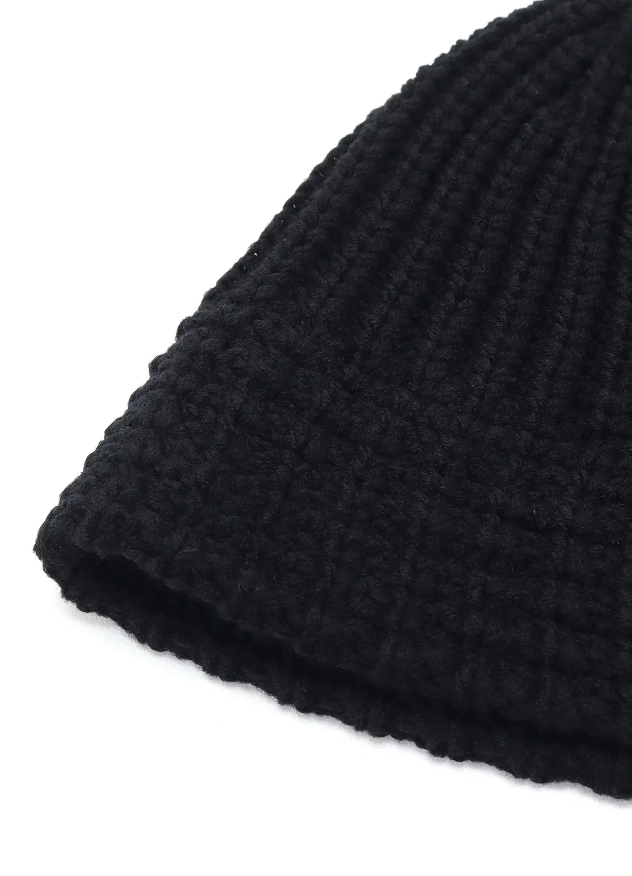 W/AC CARDIGAN STITCH KNIT STITCH HAT sold by Yohji Yamamoto product image thumbnail 5