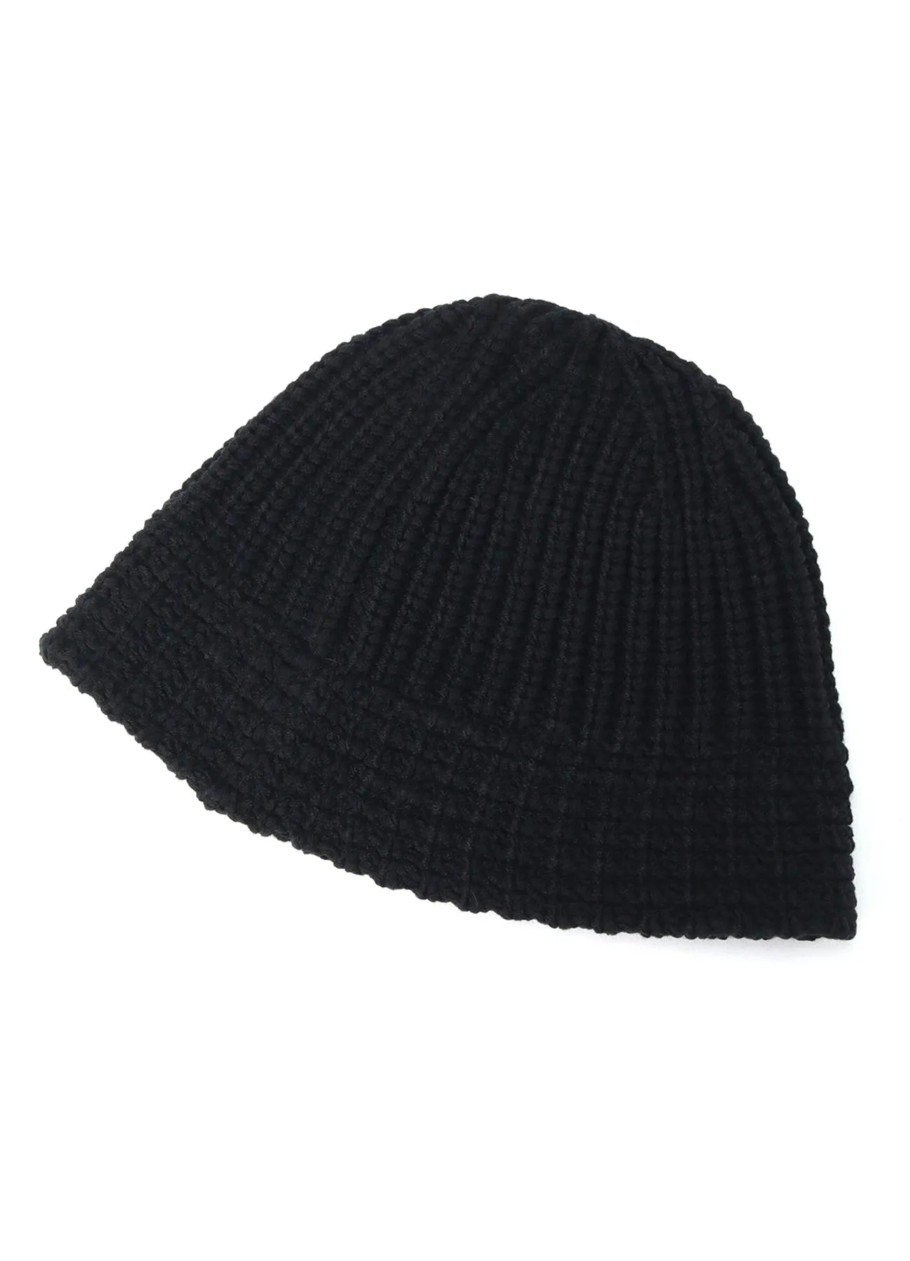 W/AC CARDIGAN STITCH KNIT STITCH HAT sold by Yohji Yamamoto product image thumbnail 3