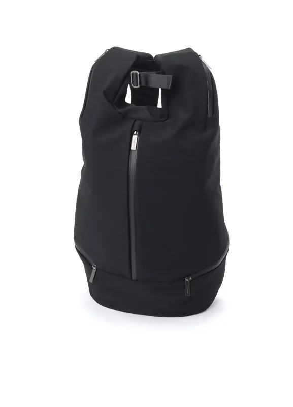 WOOL GABARDINE/NY CENTER ZIPPER BACKPACK sold by Yohji Yamamoto