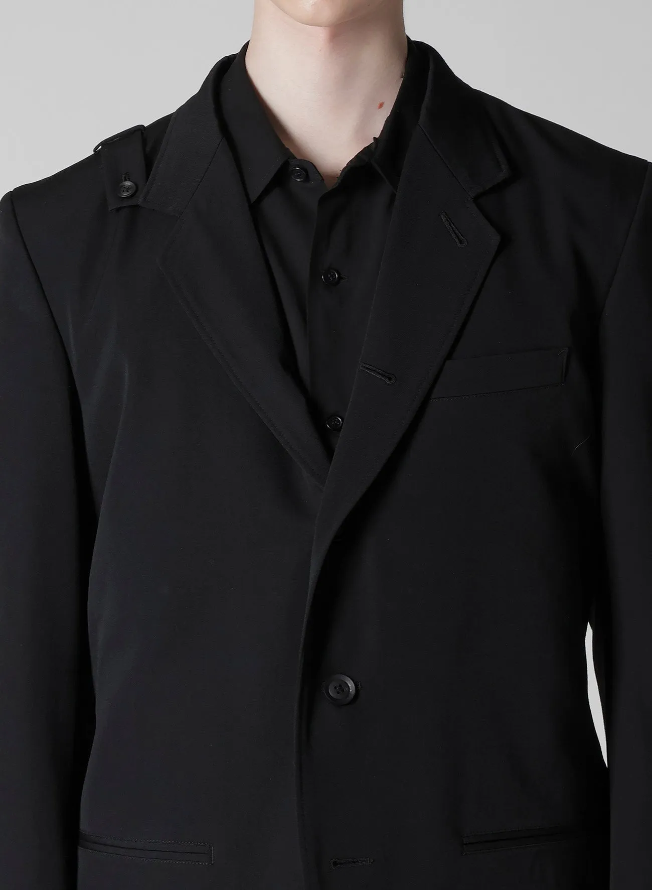 REGULATION GABARDINE 5BUTTONS JACKET sold by Yohji Yamamoto product image thumbnail 3