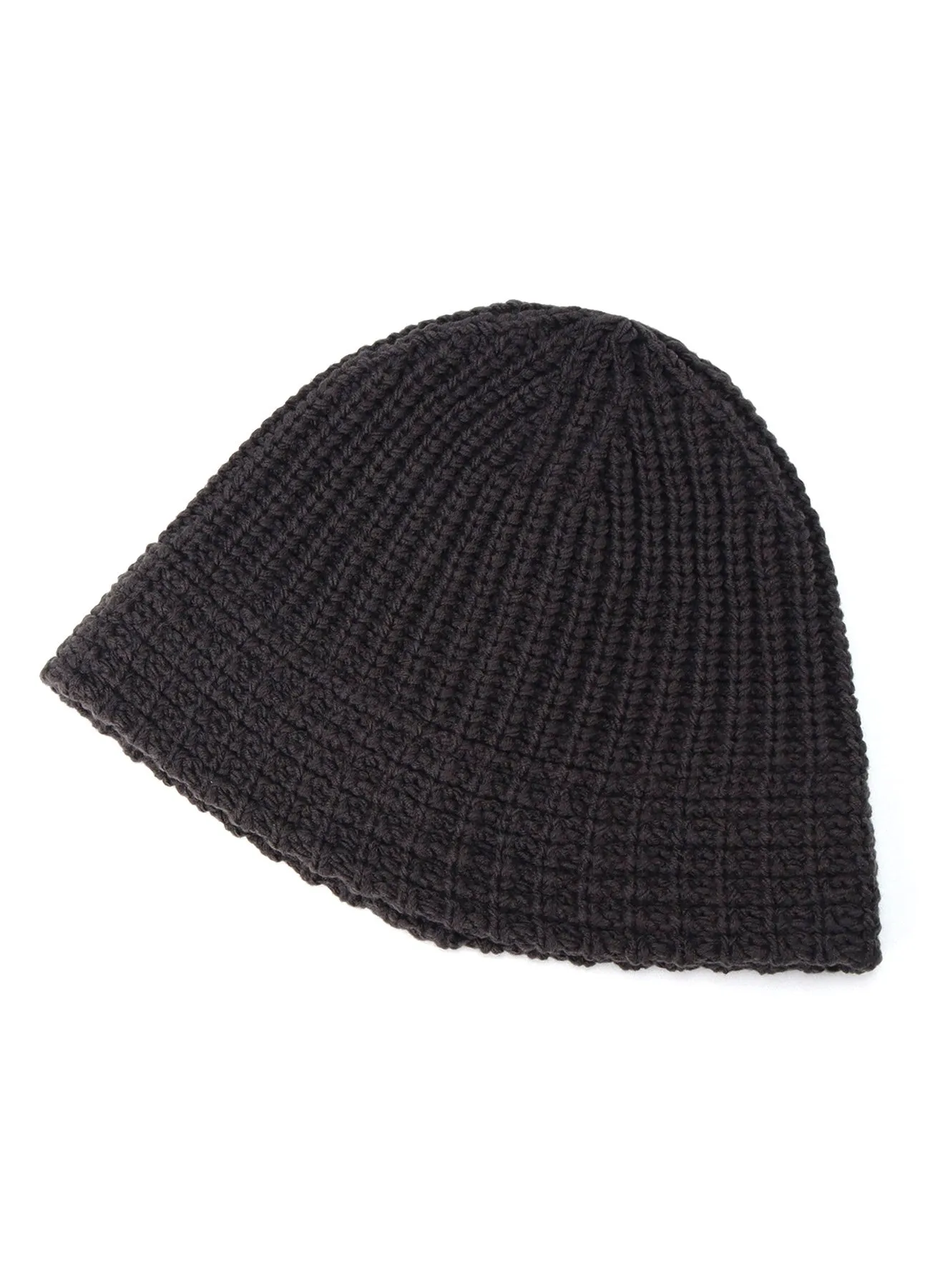 W/AC CARDIGAN STITCH KNIT STITCH HAT sold by Yohji Yamamoto product image thumbnail 2