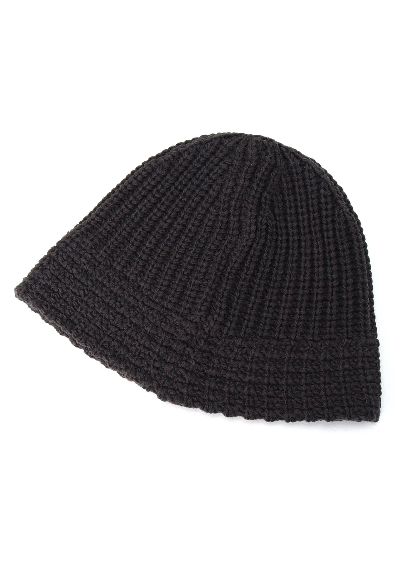 W/AC CARDIGAN STITCH KNIT STITCH HAT sold by Yohji Yamamoto product image thumbnail 3