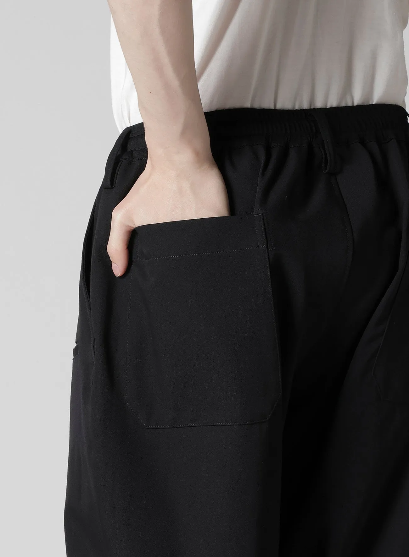 REGULATION GABARDINE RIB FLAP POCKET PANTS sold by Yohji Yamamoto product image thumbnail 5