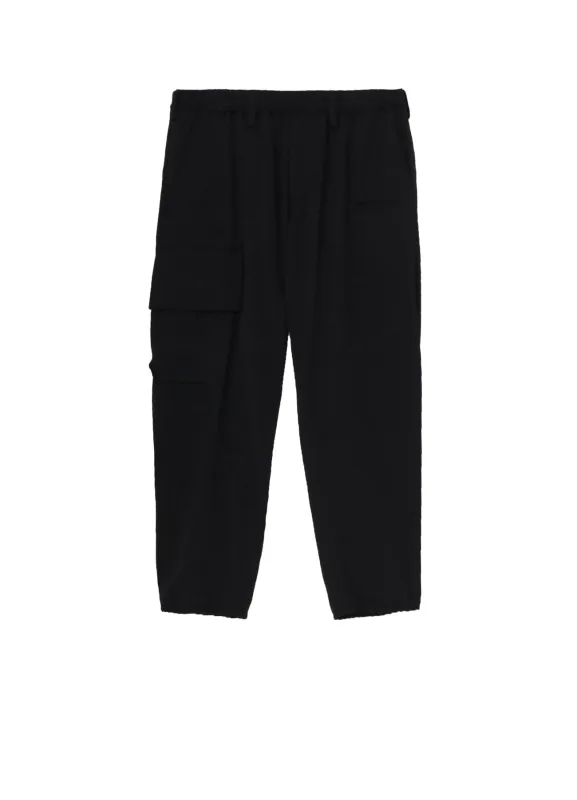 REGULATION GABARDINE RIB FLAP POCKET PANTS sold by Yohji Yamamoto