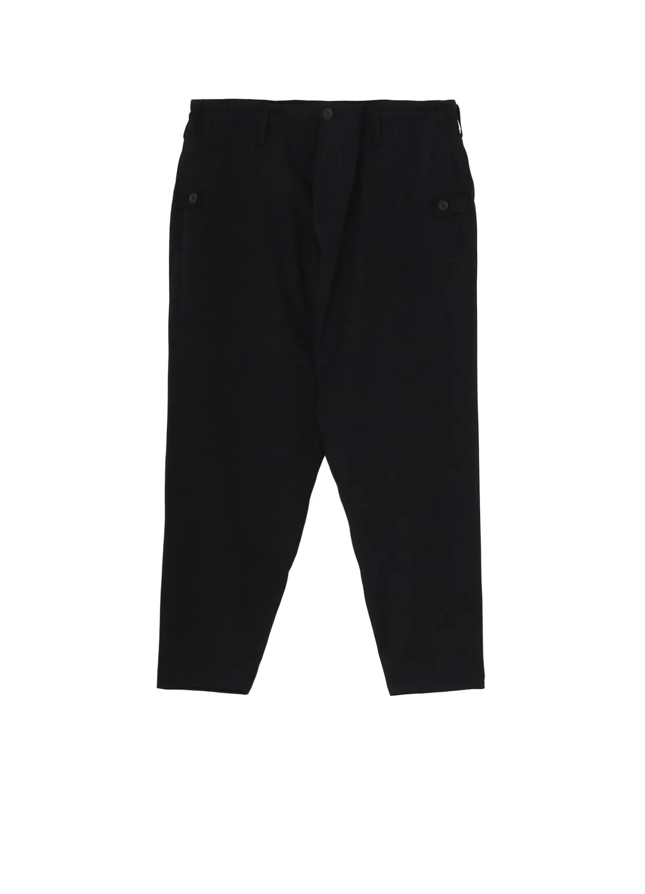 WOOL GABARDINE THIN SAROUEL PANTS sold by Yohji Yamamoto