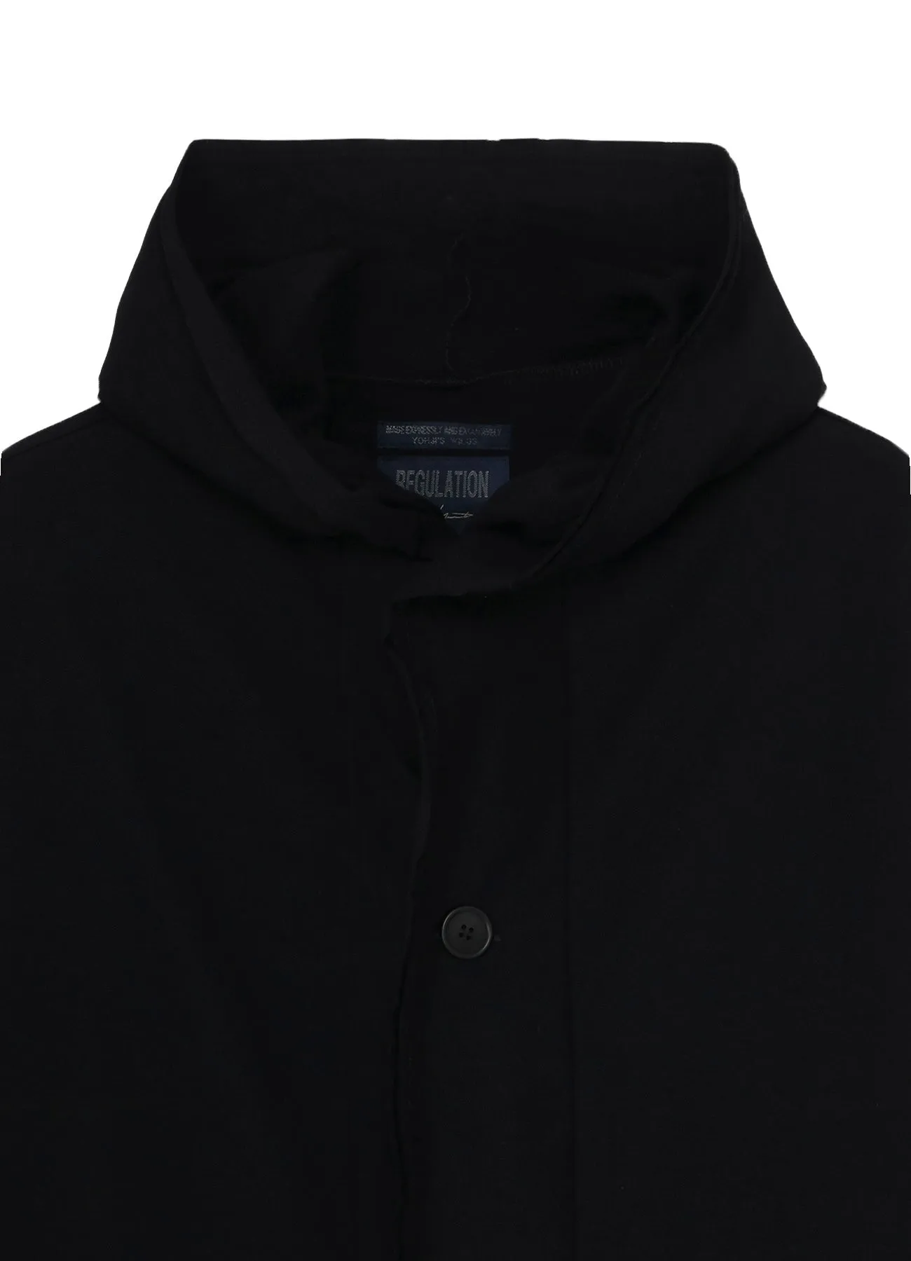 REGULATION FRENCH TERRY HOODED COAT sold by Yohji Yamamoto product image thumbnail 5