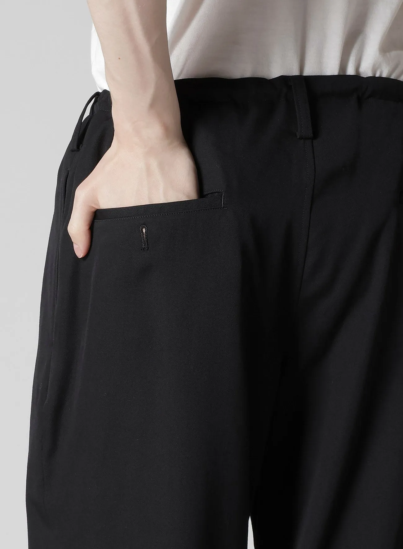 REGULATION GABARDINE STANDARD STRING PANTS sold by Yohji Yamamoto product image thumbnail 5