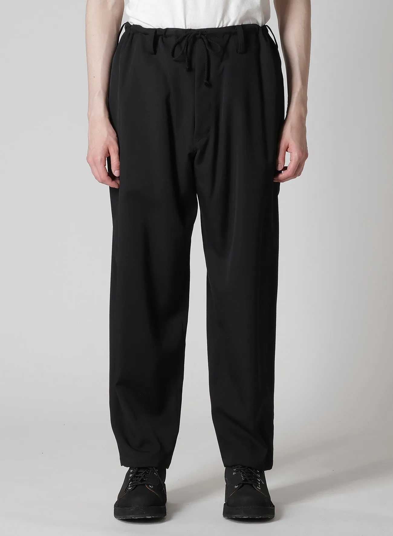 REGULATION GABARDINE STANDARD STRING PANTS sold by Yohji Yamamoto product image thumbnail 2