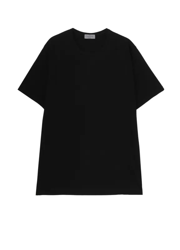 COTTON SINGLE JERSEY ROUND NECK SHORT SLV T sold by Yohji Yamamoto