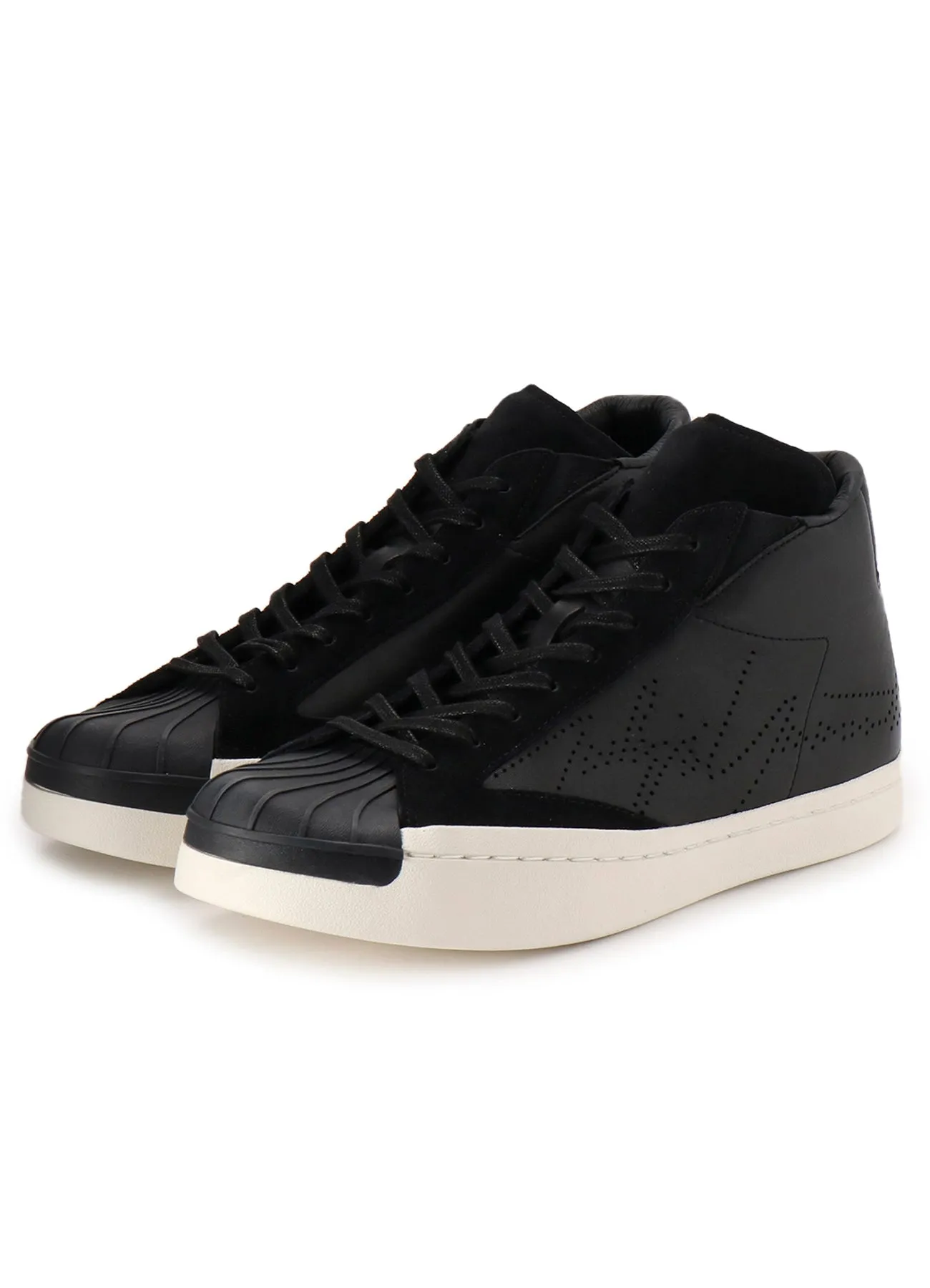 Yohji Yamamoto × adidas NAPPA SUEDE SS SK8 MID BLACK sold by Yohji Yamamoto product image thumbnail 2