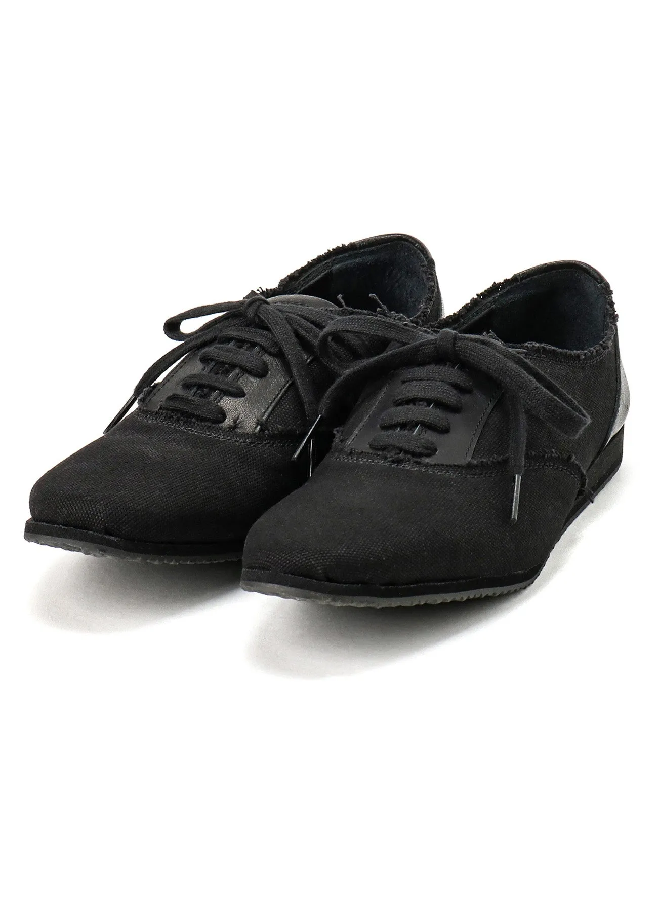 CANVAS 5HOLES PLAIN TOE SHOES sold by Yohji Yamamoto product image thumbnail 2