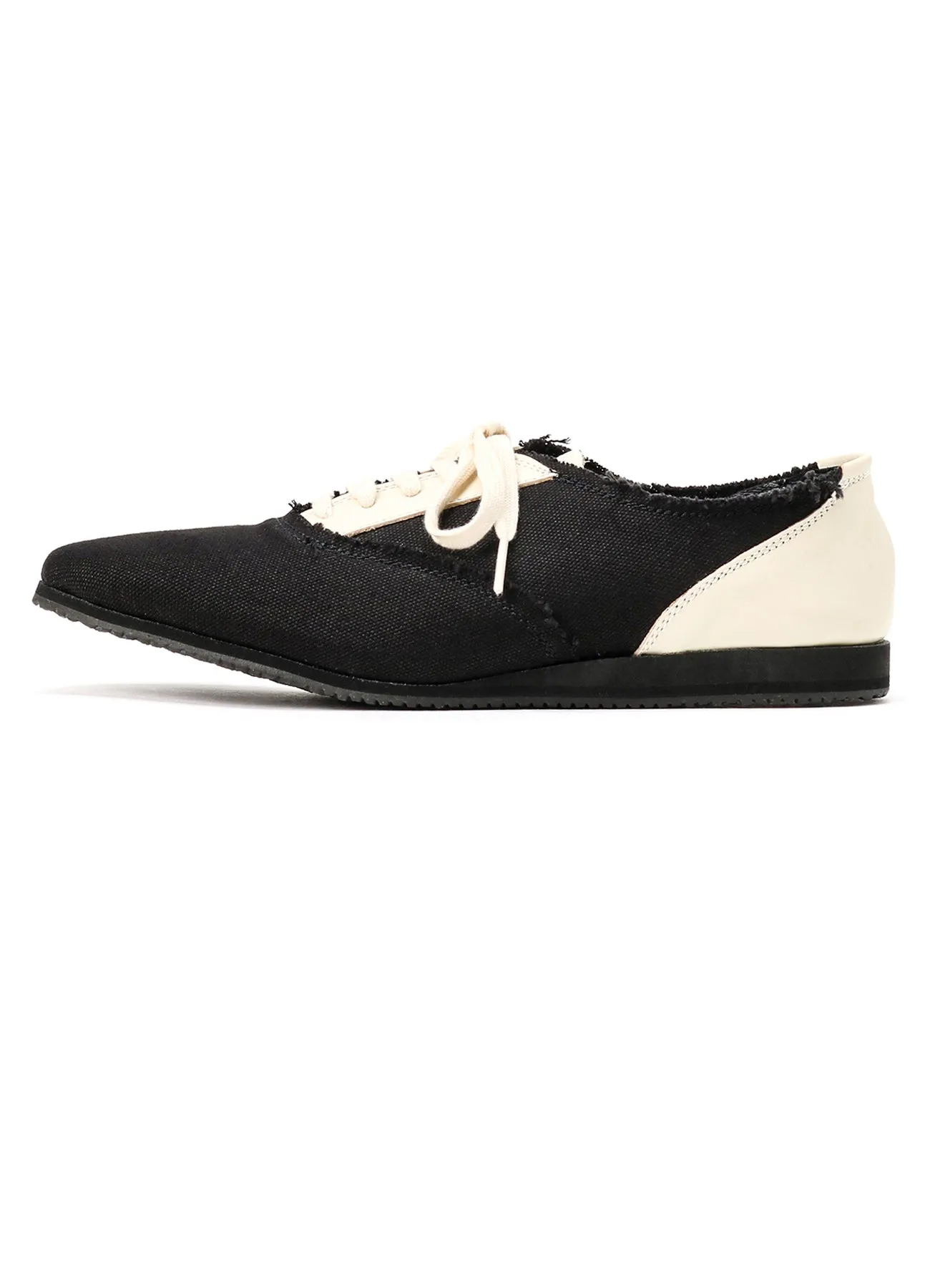 CANVAS 5HOLES PLAIN TOE SHOES sold by Yohji Yamamoto product image thumbnail 4