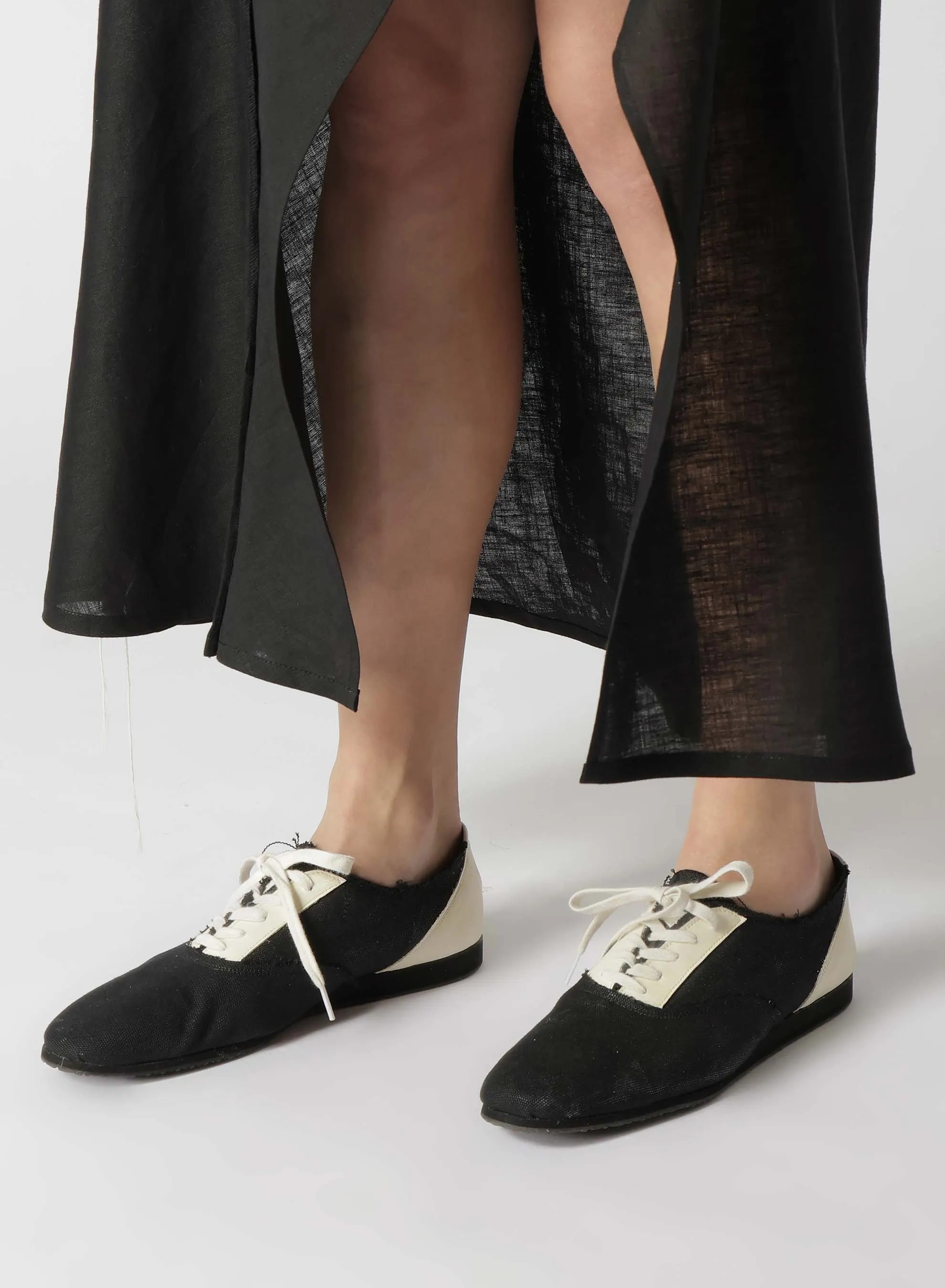 CANVAS 5HOLES PLAIN TOE SHOES sold by Yohji Yamamoto product image thumbnail 2