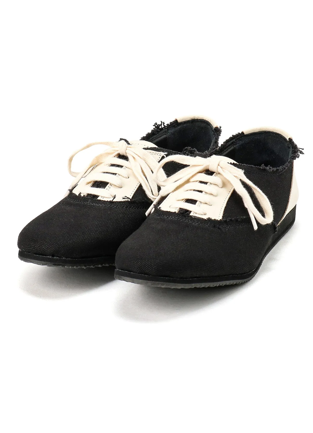 CANVAS 5HOLES PLAIN TOE SHOES sold by Yohji Yamamoto product image thumbnail 3
