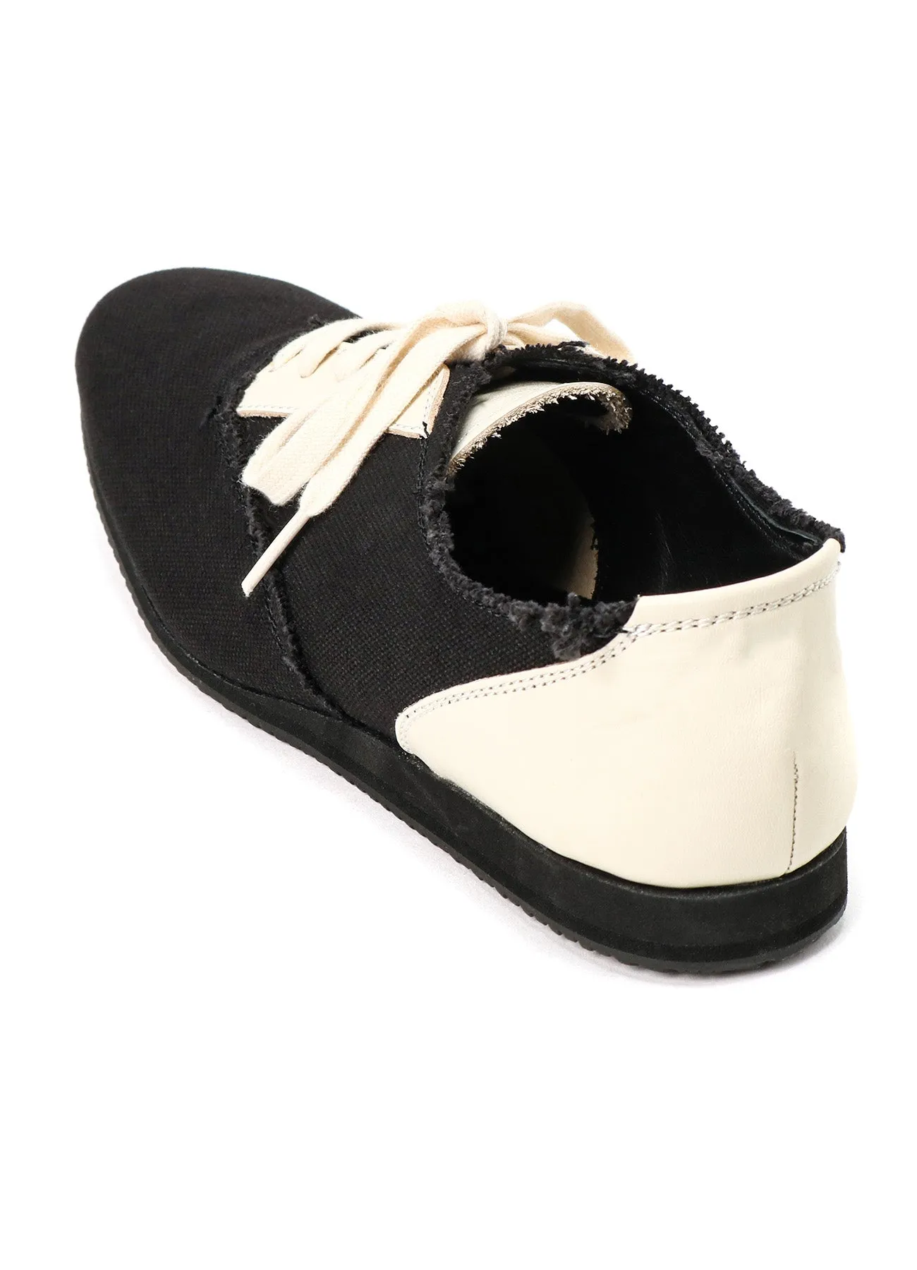 CANVAS 5HOLES PLAIN TOE SHOES sold by Yohji Yamamoto product image thumbnail 5