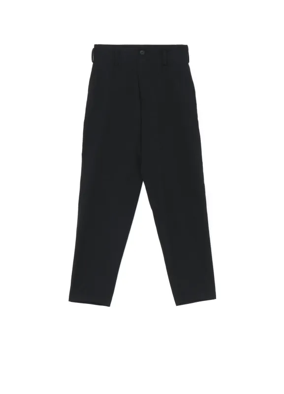 GABARDINE LOW-RISE BASIC PANTS sold by Yohji Yamamoto