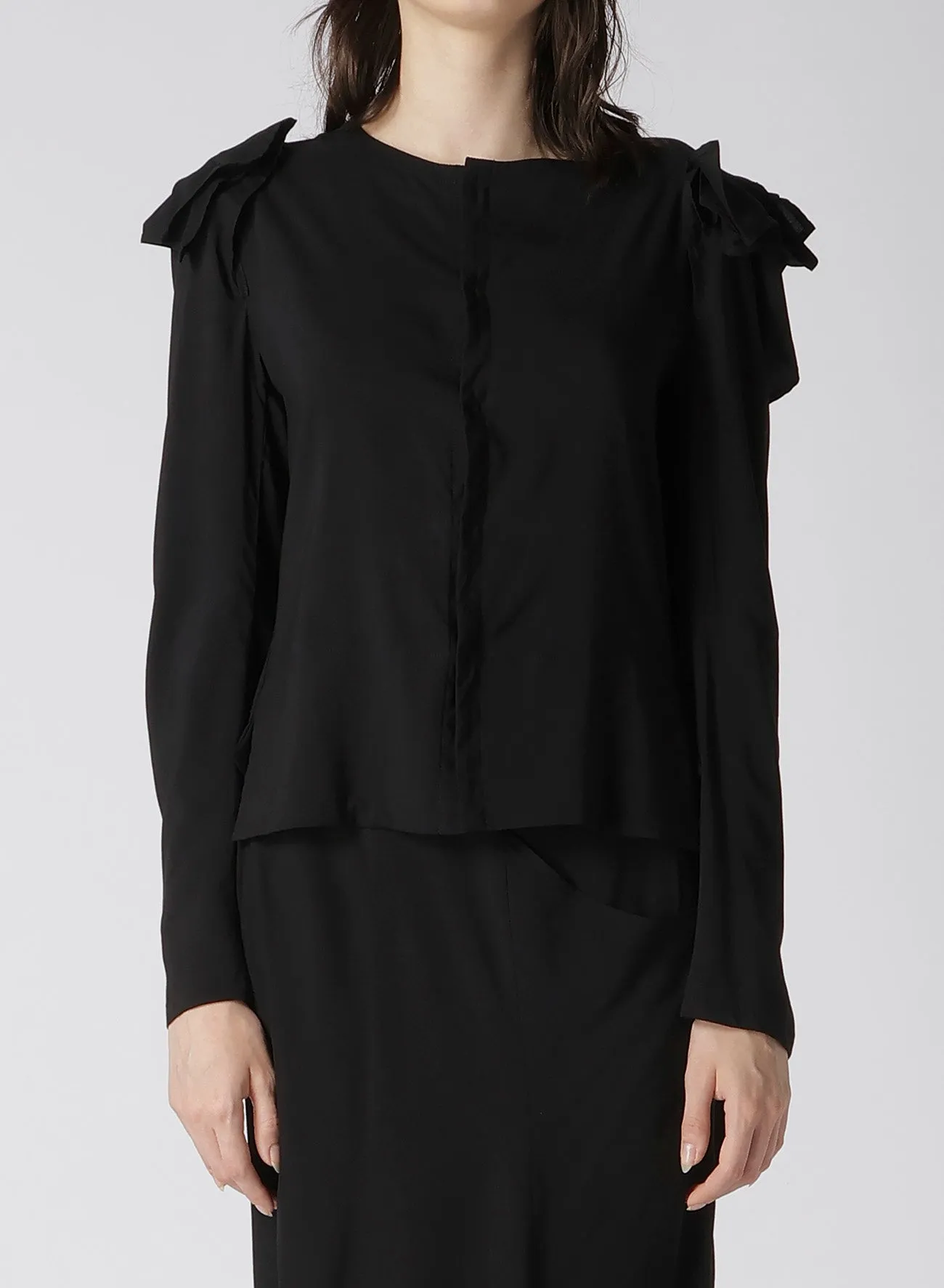 Ry LAWN FOLDED C JACKET sold by Yohji Yamamoto product image thumbnail 2