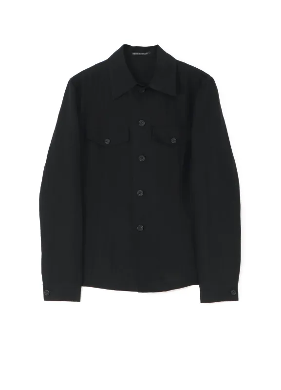 COTTON JAPANESE PAPER TWILL FLAP SHAPE J sold by Yohji Yamamoto