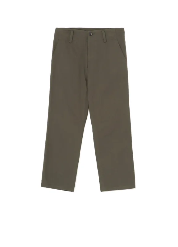 30/-COTTON TWILL LOW-RISE STRAIGHT FIT PANTS made by Yohji Yamamoto