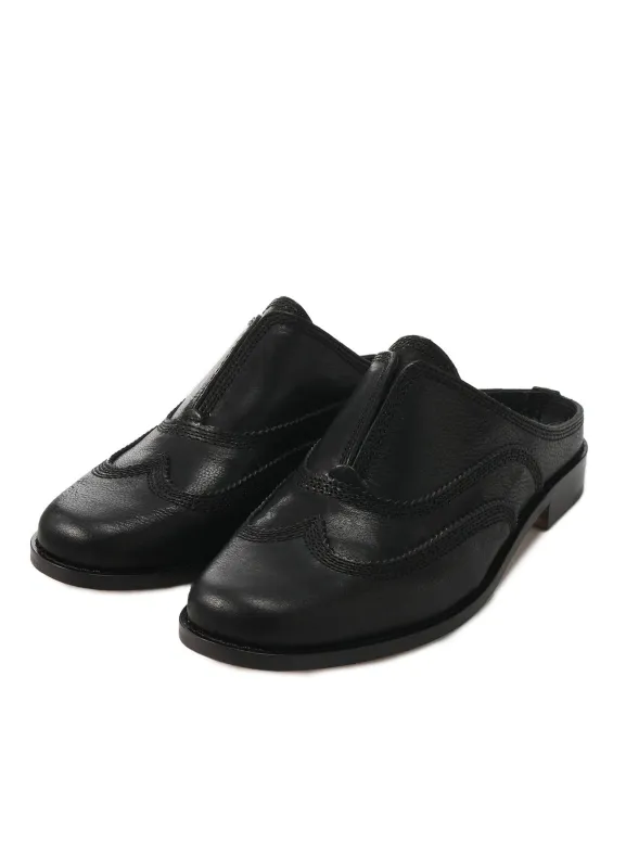 OIL SOFT LEATHER RANDOM STITCH SHOES sold by Yohji Yamamoto