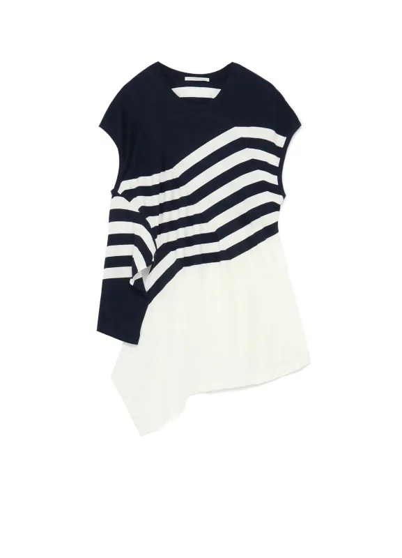 LINK PANELS BORDER RIGHT SLIT FRENCH T sold by Yohji Yamamoto