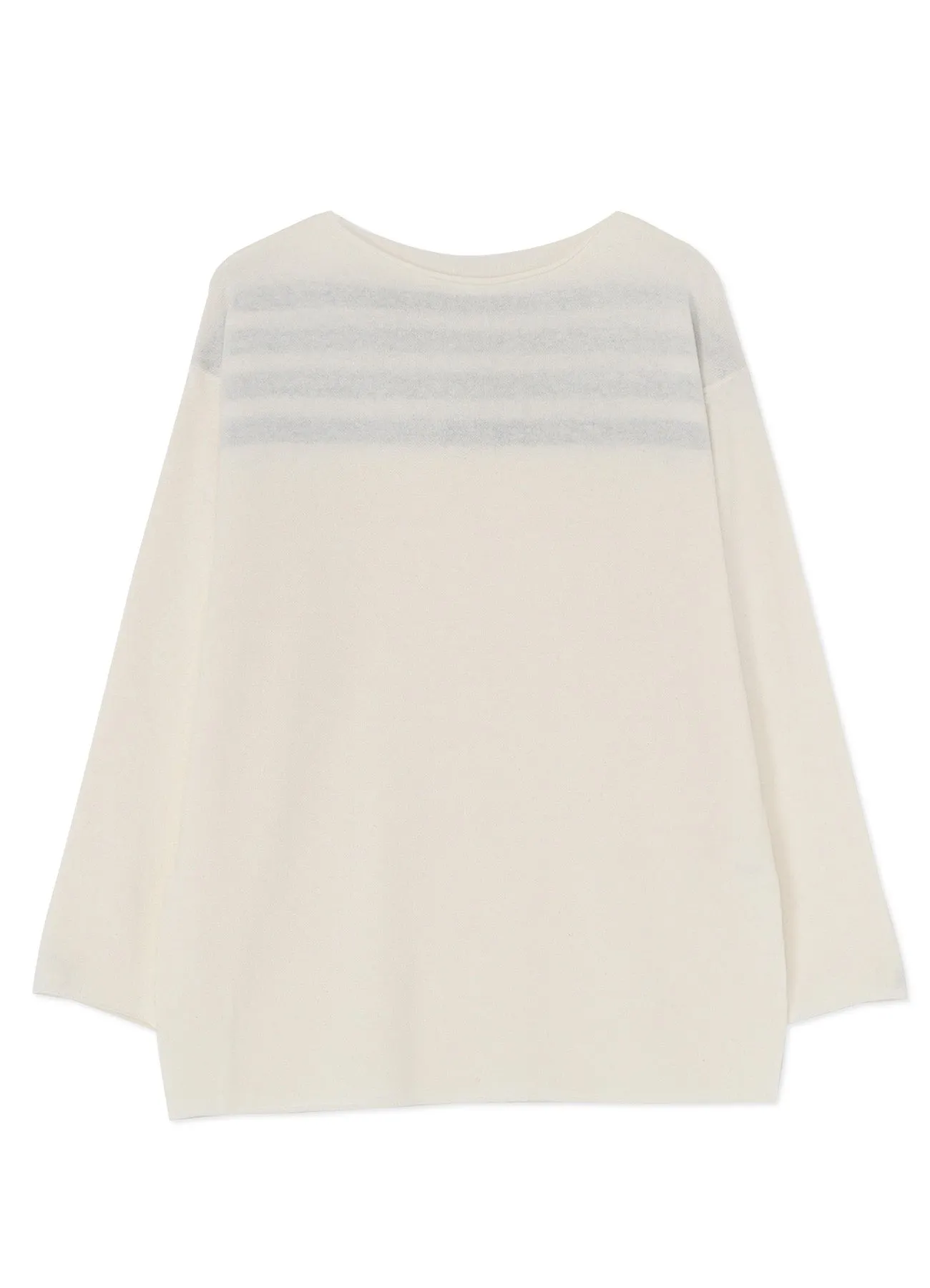 Ry/C TWISTED BOAT NECK PULLOVER KNIT sold by Yohji Yamamoto product image thumbnail 2