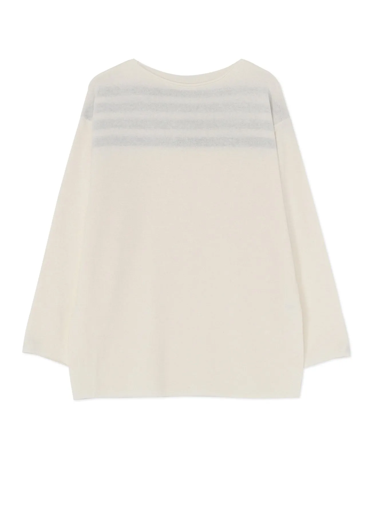 Ry/C TWISTED BOAT NECK PULLOVER KNIT sold by Yohji Yamamoto