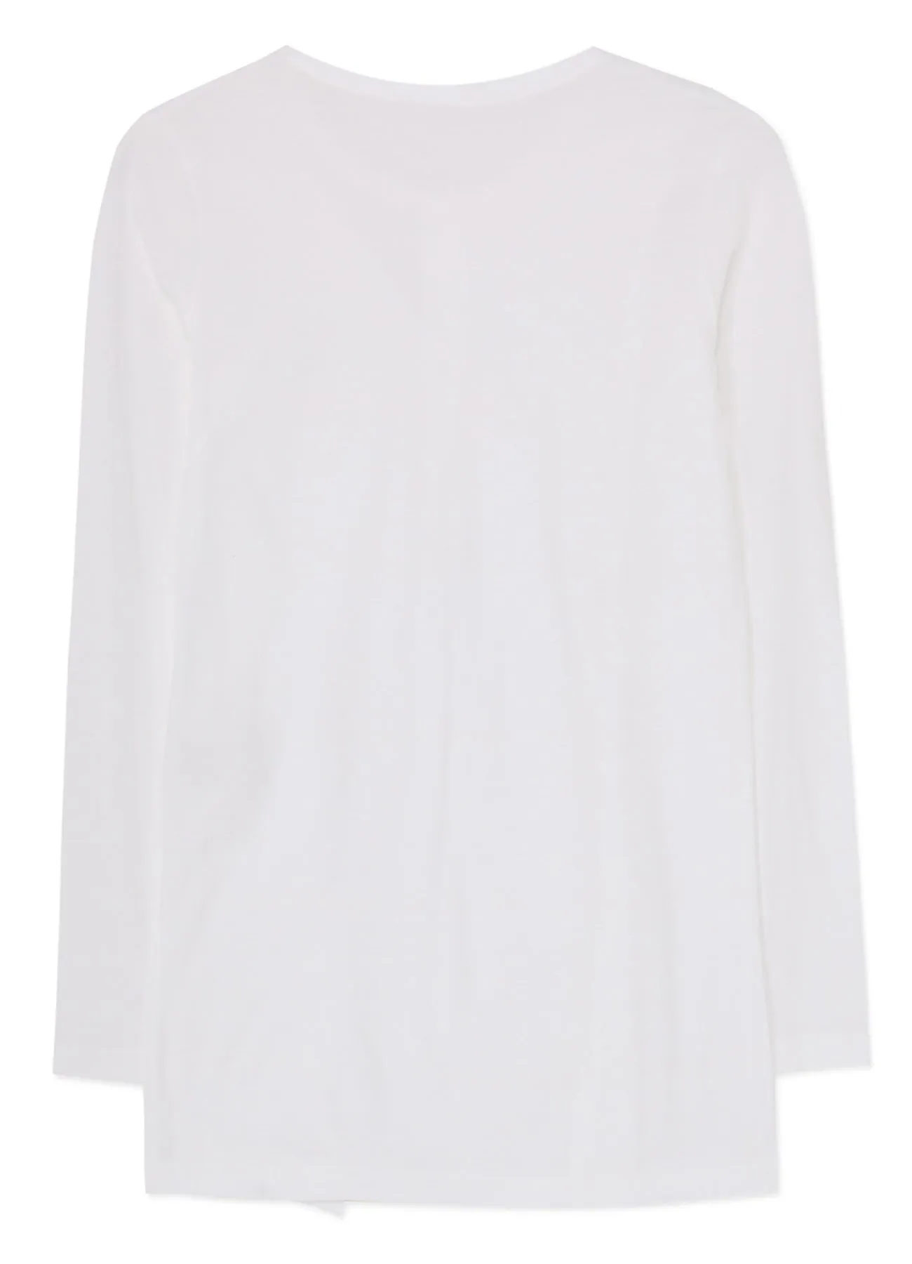 COTTON JERSEY DOUBLE FRONT LONG SLEEVE T sold by Yohji Yamamoto product image thumbnail 3