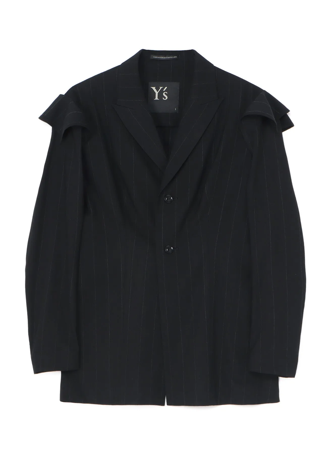 W/RY LIGHT STRIPE SLEEVE HANG CLOTH JACKET sold by Yohji Yamamoto product image thumbnail 2