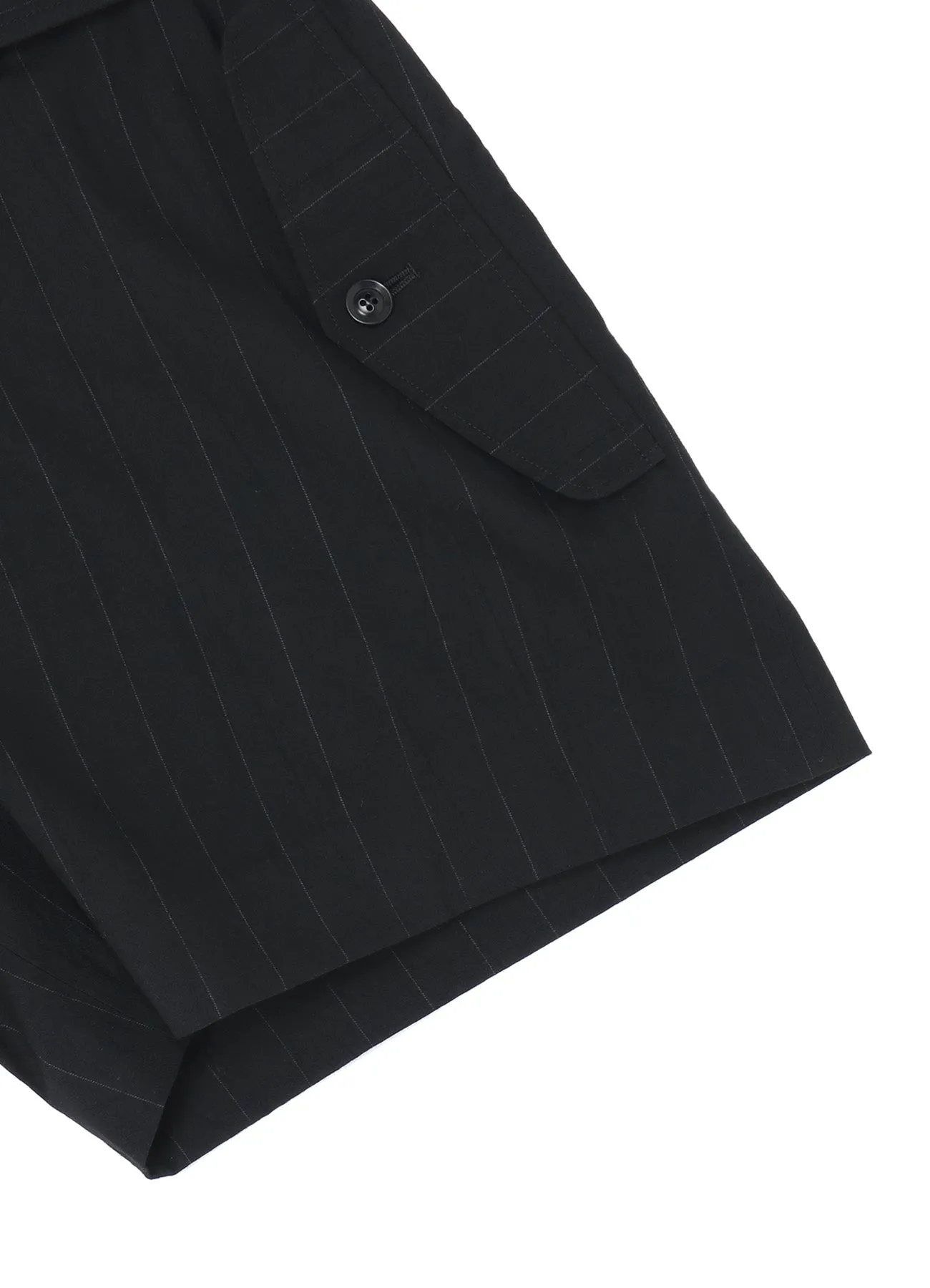 W/RY LIGHT STRIPE MILITARY SHORT PANTS sold by Yohji Yamamoto product image thumbnail 5