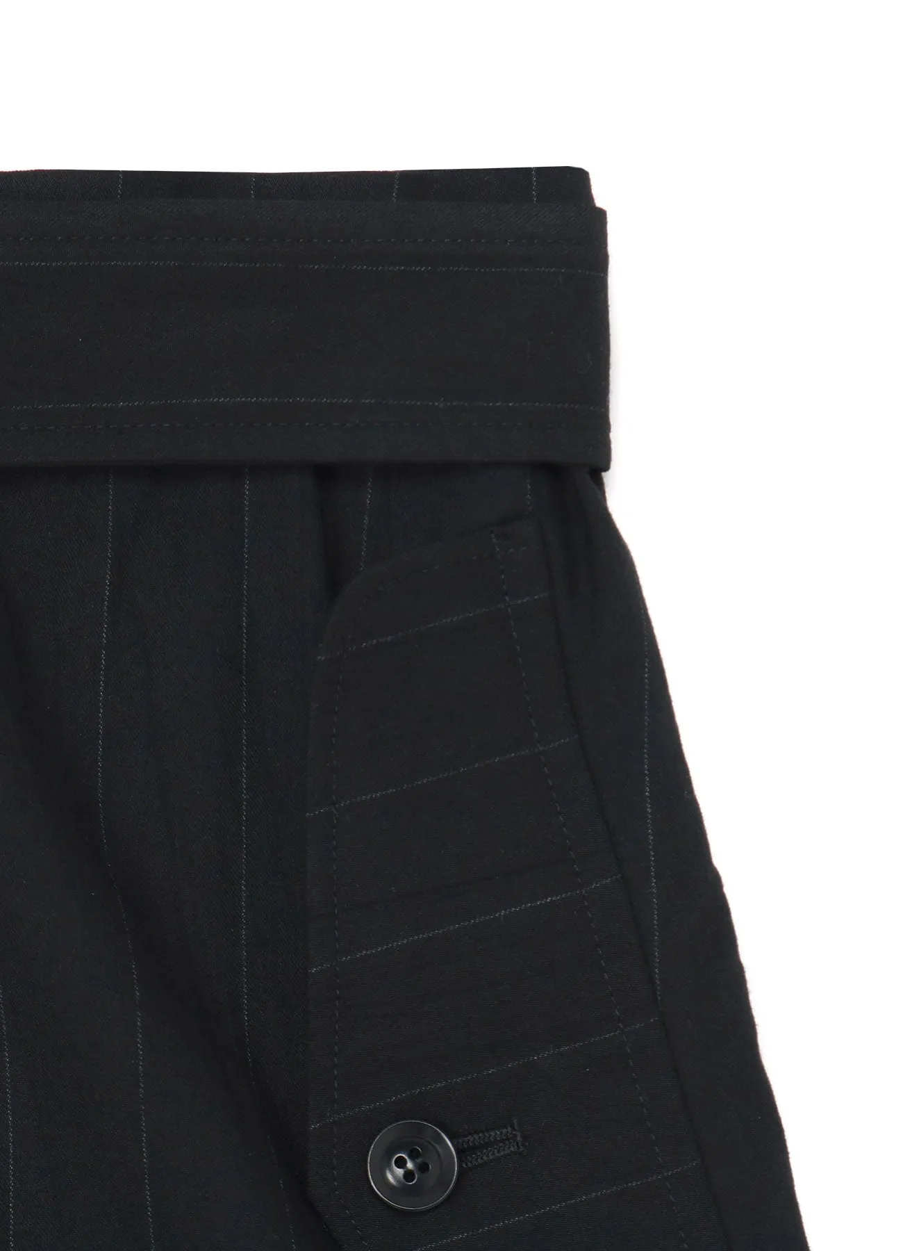 W/RY LIGHT STRIPE MILITARY SHORT PANTS sold by Yohji Yamamoto product image thumbnail 4