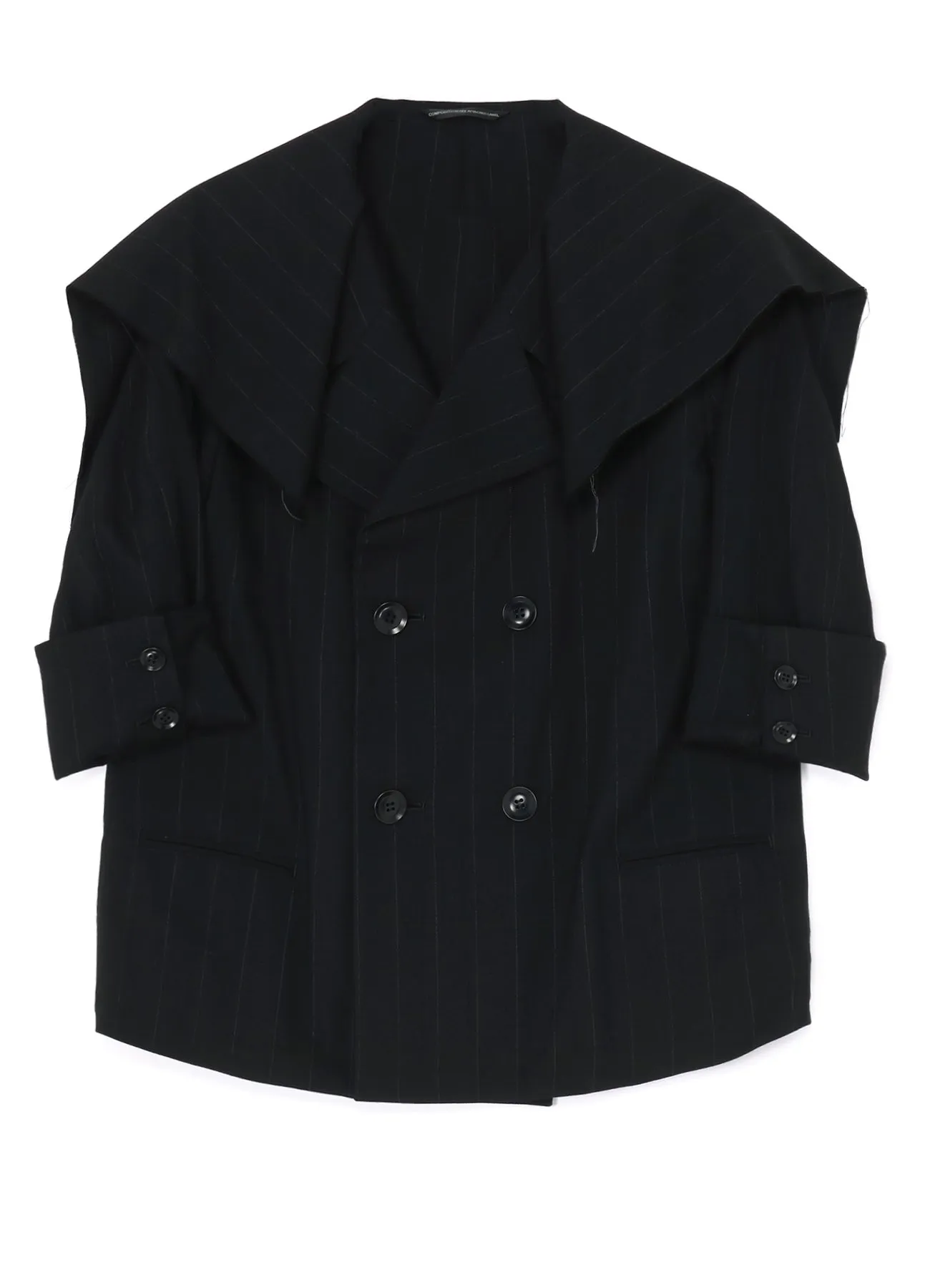 W/RY LIGHT STRIPE SAILOR COLLAR JACKET sold by Yohji Yamamoto product image thumbnail 2