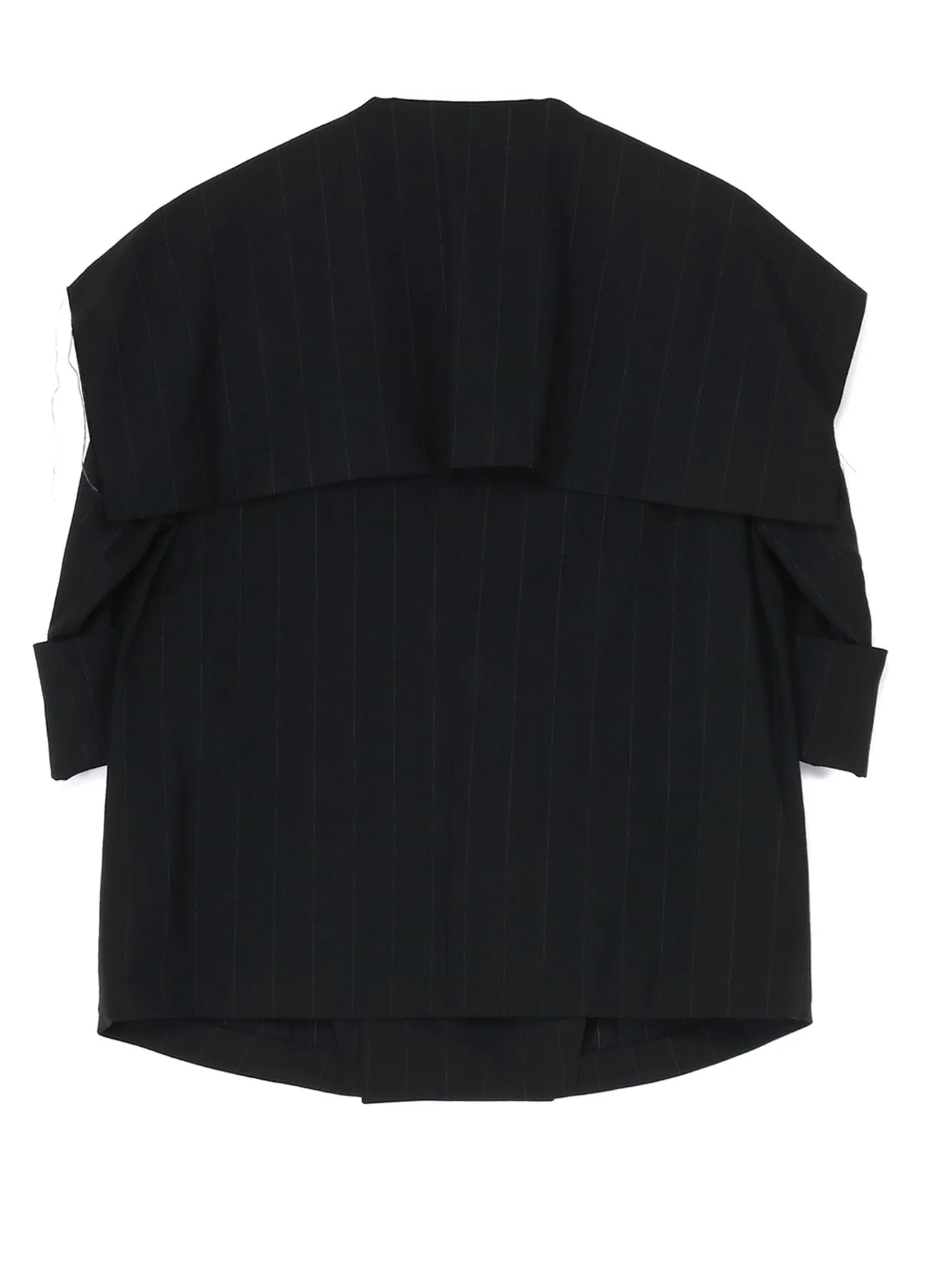 W/RY LIGHT STRIPE SAILOR COLLAR JACKET sold by Yohji Yamamoto product image thumbnail 3