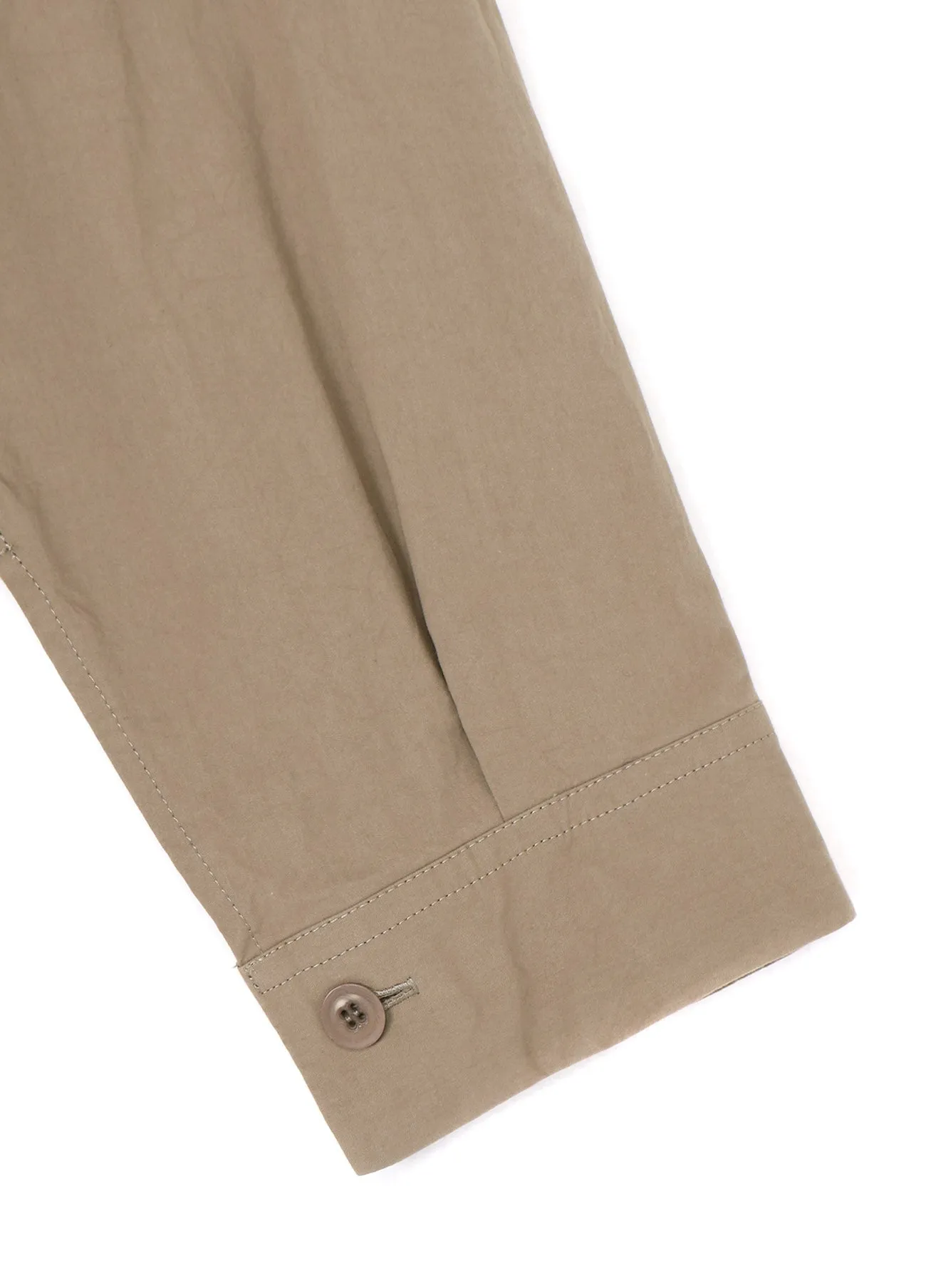 LIGHT TWILL COTTON LONG SLEEVE DRESS sold by Yohji Yamamoto product image thumbnail 5