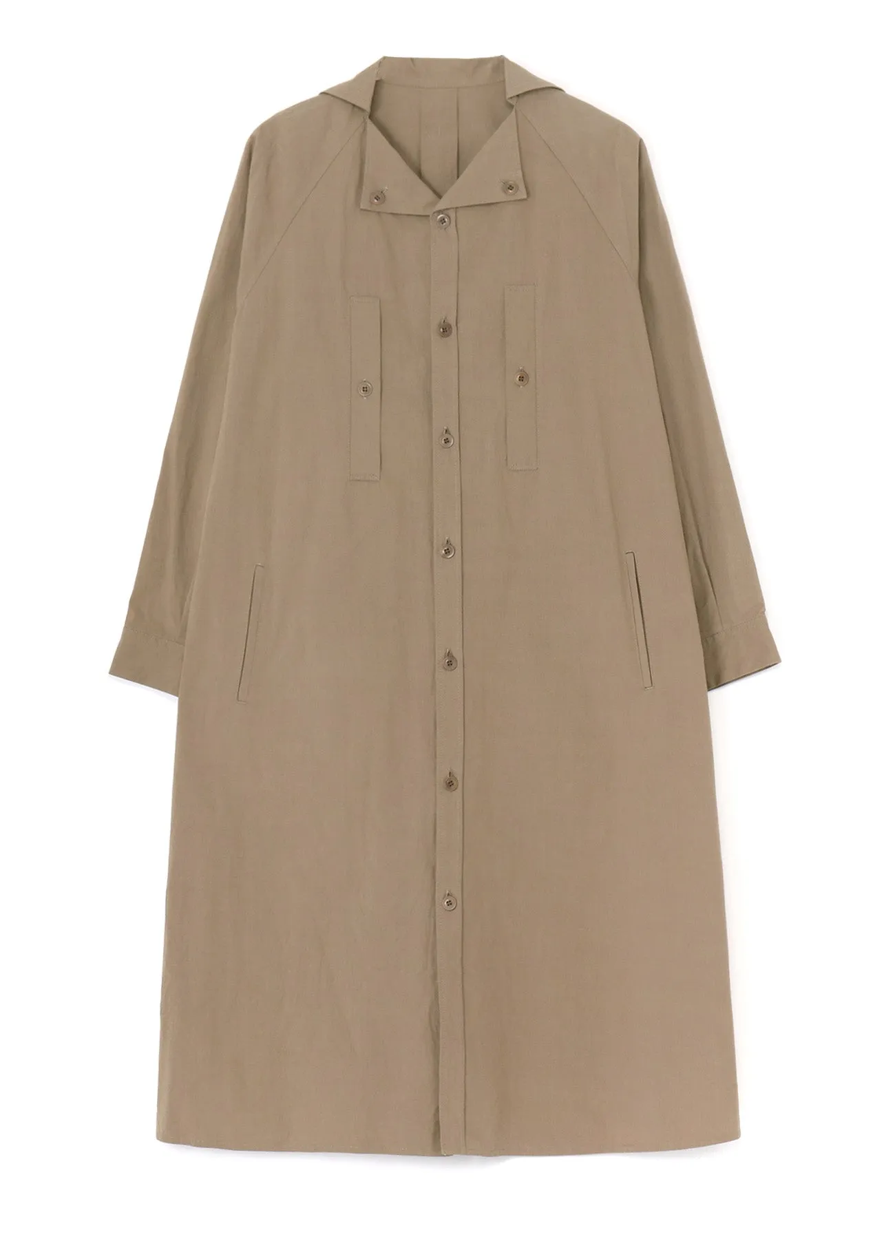 LIGHT TWILL COTTON LONG SLEEVE DRESS sold by Yohji Yamamoto product image thumbnail 2