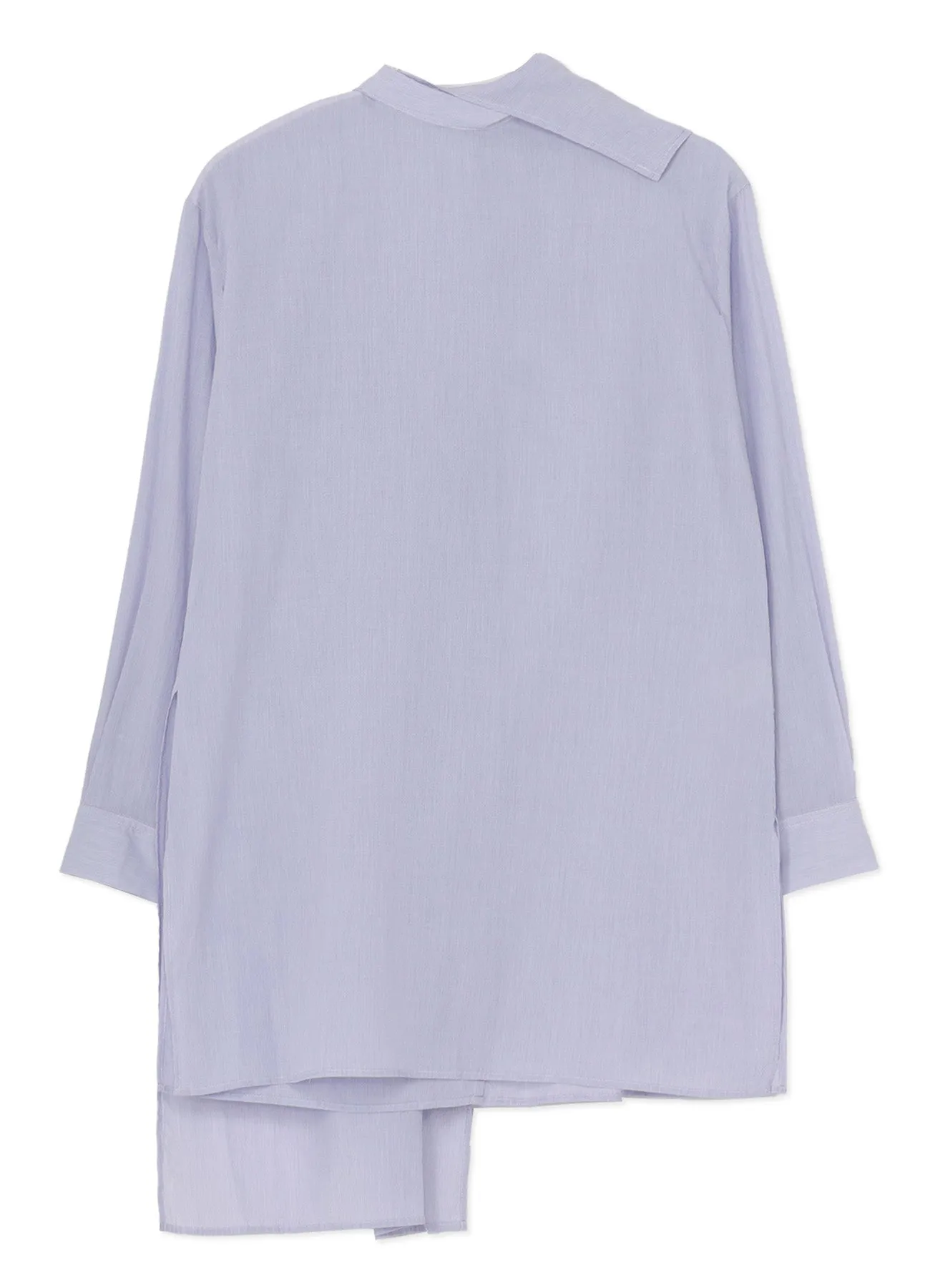 COTTON STRIPE BACK TIE BLOUSE sold by Yohji Yamamoto product image thumbnail 2