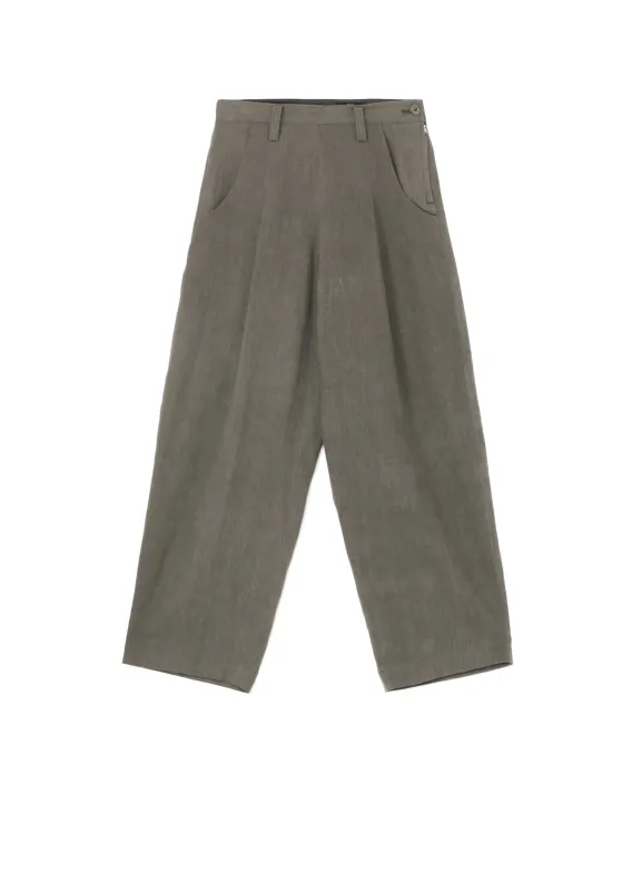 L/C INK DYED LIGHT DENIM SIDE OPEN PANTS sold by Yohji Yamamoto