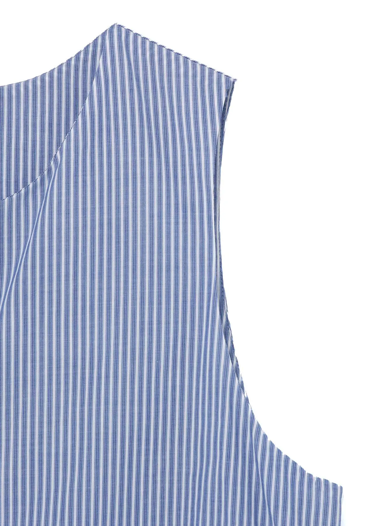 COTTON STRIPE FRONT DRAPE BLOUSE sold by Yohji Yamamoto product image thumbnail 5