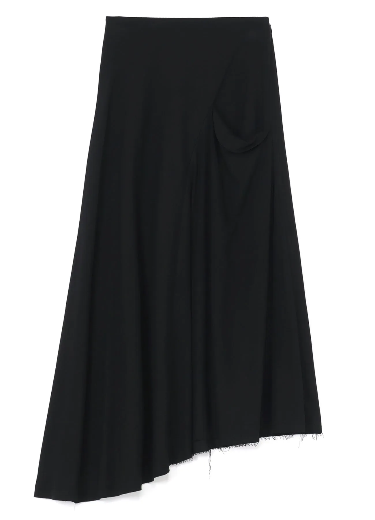 RAYON VIYELLA ASYMMETRIC SKIRT sold by Yohji Yamamoto product image thumbnail 2