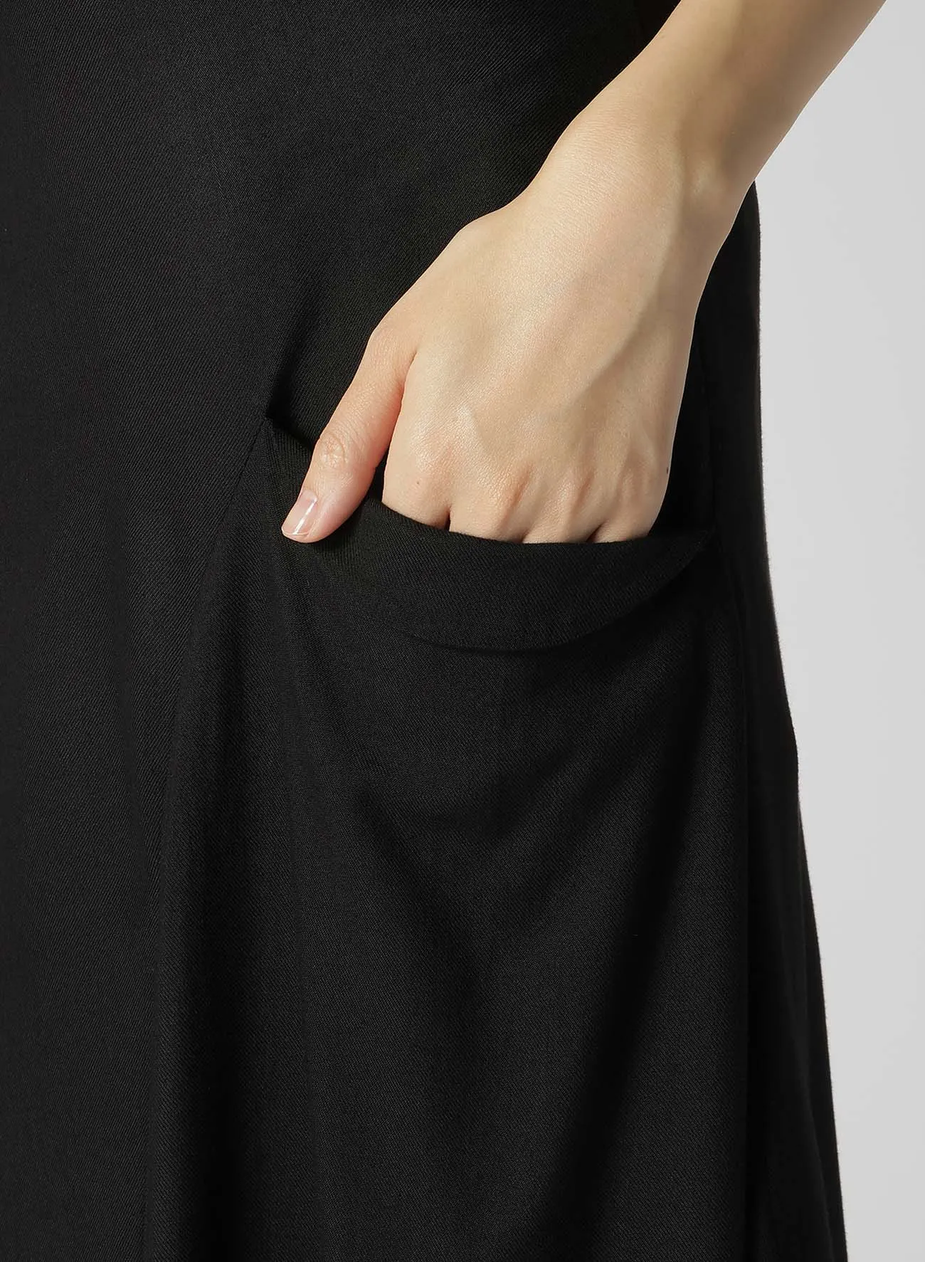 RAYON VIYELLA ASYMMETRIC SKIRT sold by Yohji Yamamoto product image thumbnail 5