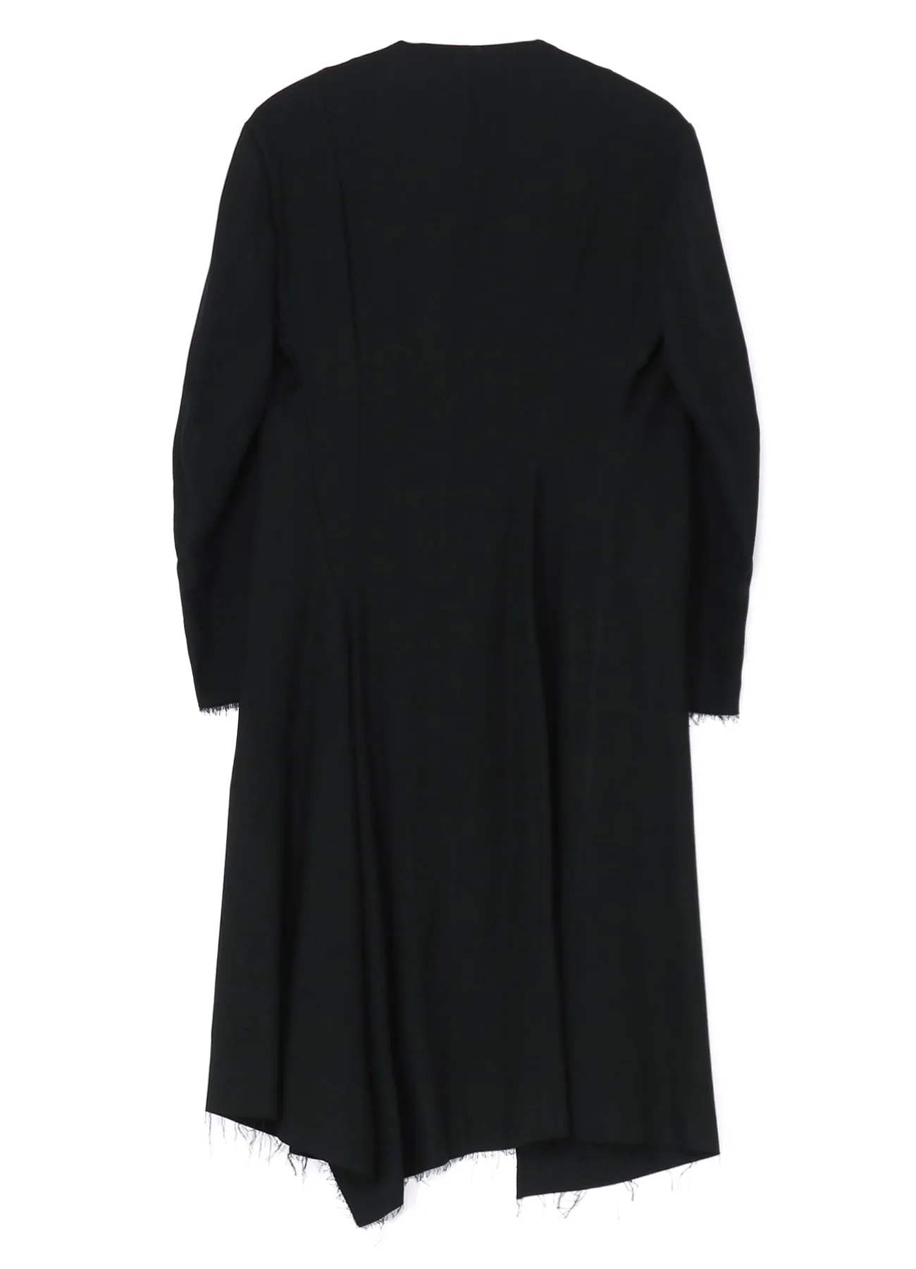 RAYON VIYELLA COLLARLESS JACKET sold by Yohji Yamamoto product image thumbnail 3