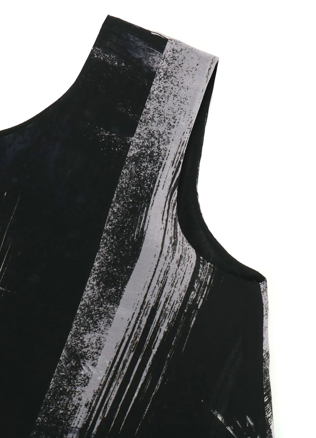 CU/ LAWN BLURRED CHECK GATHERED BLOUSE sold by Yohji Yamamoto product image thumbnail 5