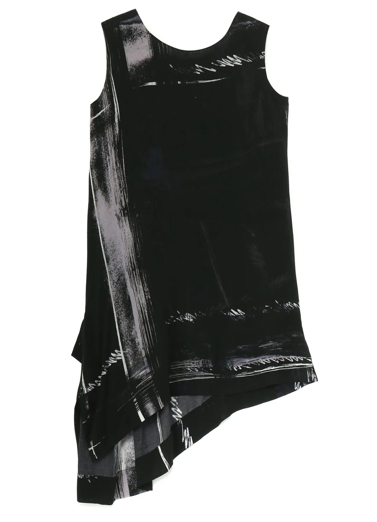 CU/ LAWN BLURRED CHECK GATHERED BLOUSE sold by Yohji Yamamoto product image thumbnail 3