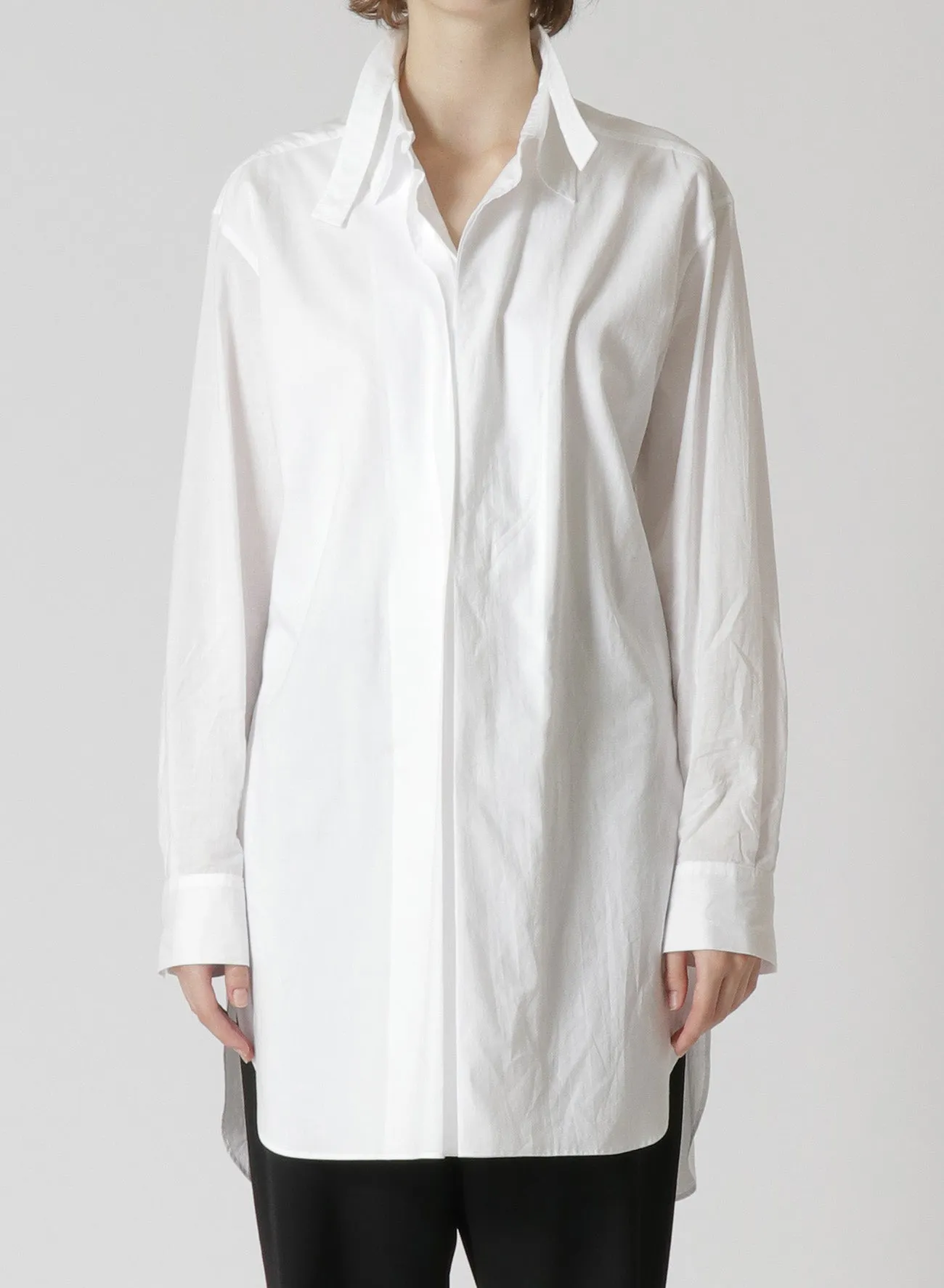 60s LAWN DOUBLE COLLAR SHIRT sold by Yohji Yamamoto product image thumbnail 4